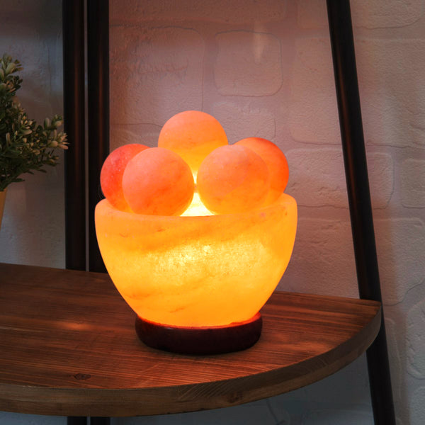Himalayan Salt Bowl - Round balls (6 inches, 8 lbs.) Best Gift Item