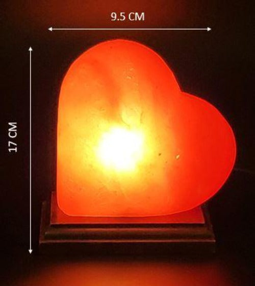 Himalayan Salt - Heart Lamp (6 inches, 6 lbs.) Best Gift Item