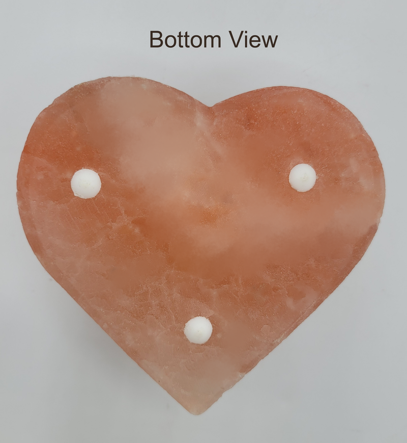 Himalayan Salt - Tea Light Heart Shape (2.5 inches, 3.5 lbs.) Best Gift Item