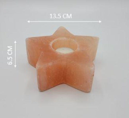 Himalayan Salt - Tea Light Star Shape (2.5 inches, 3.5 lbs.) Best Gift Item