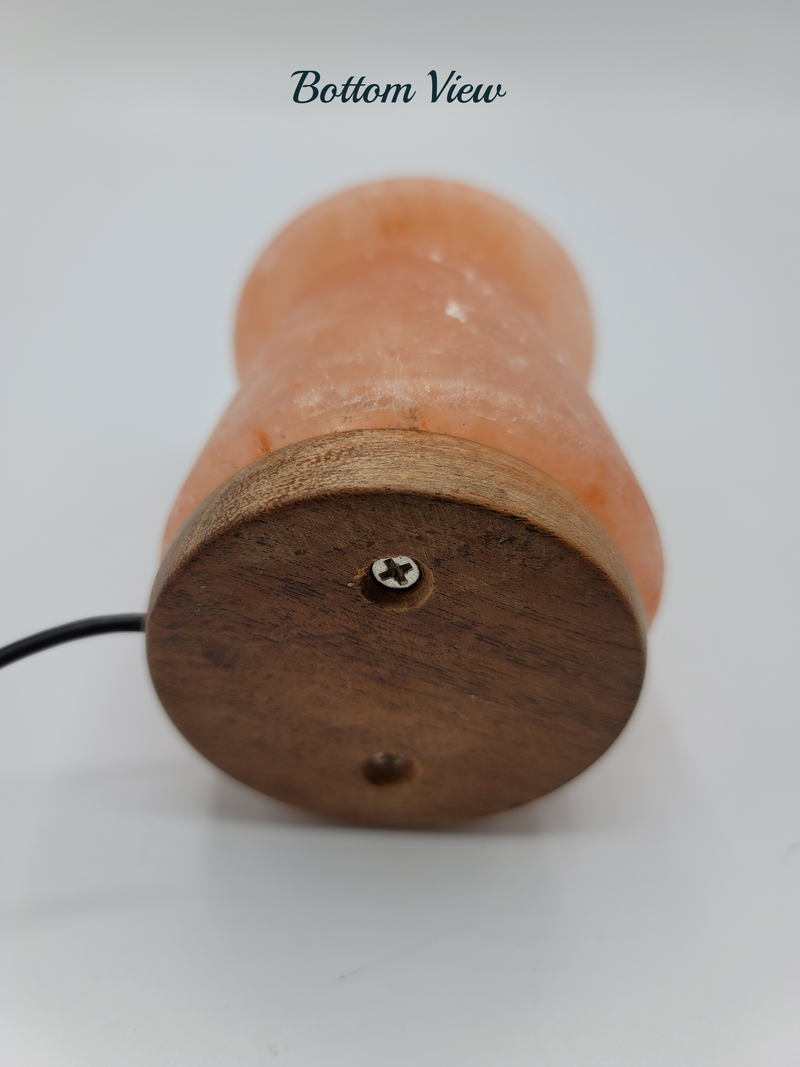Himalayan Salt - USB Lamp Mushroom Shape (5 inches, 2 lbs.) Best Gift Item